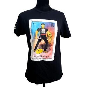 Mexican Lotteria El tijuanero T shirt size small from I Love 664 Tijuana